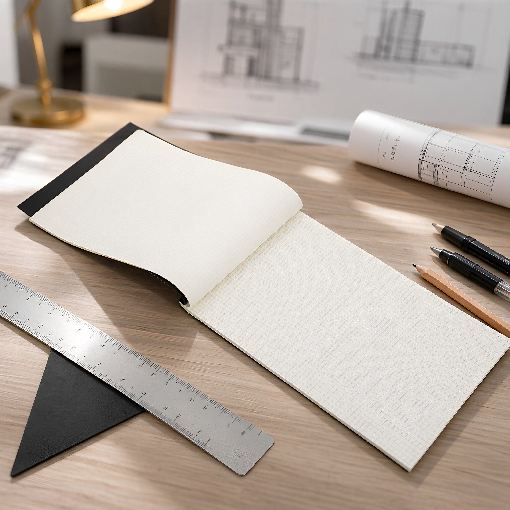 Graph Paper Pad - Блокнот с листами формата А4, 80