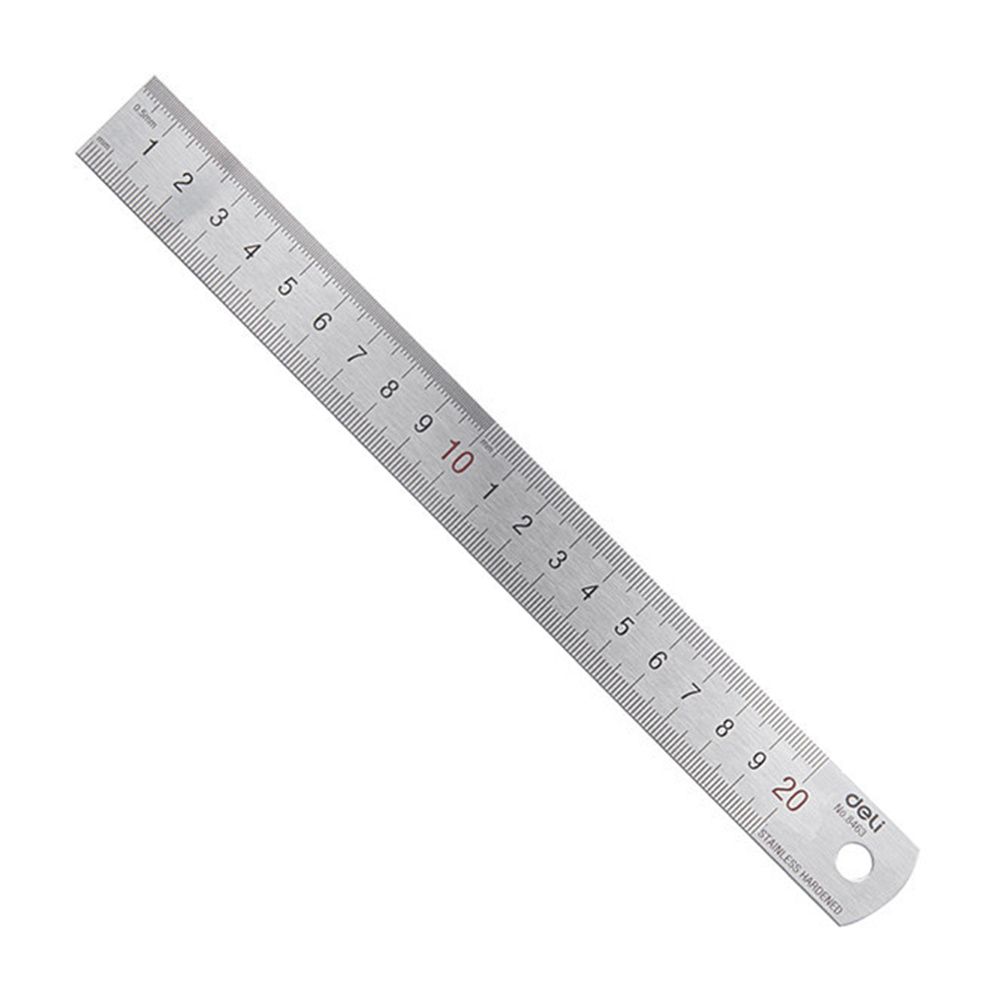 Deli 20 см металлическая пряма – обзор и цена Stationery Office Supply Store