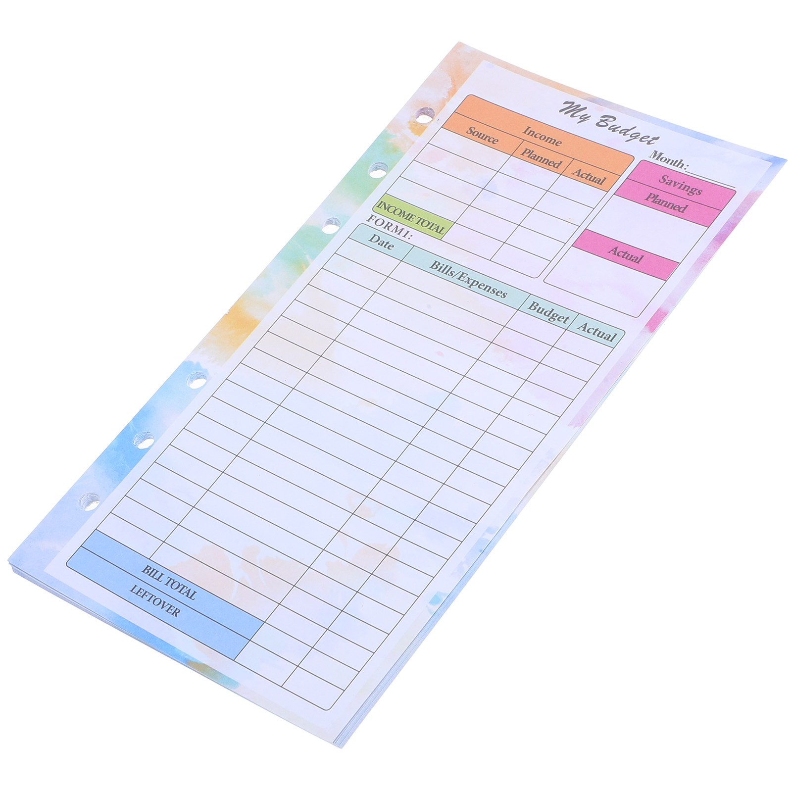 14 листов, формат A6, переплет – обзор и цена Planner Weekly Budget