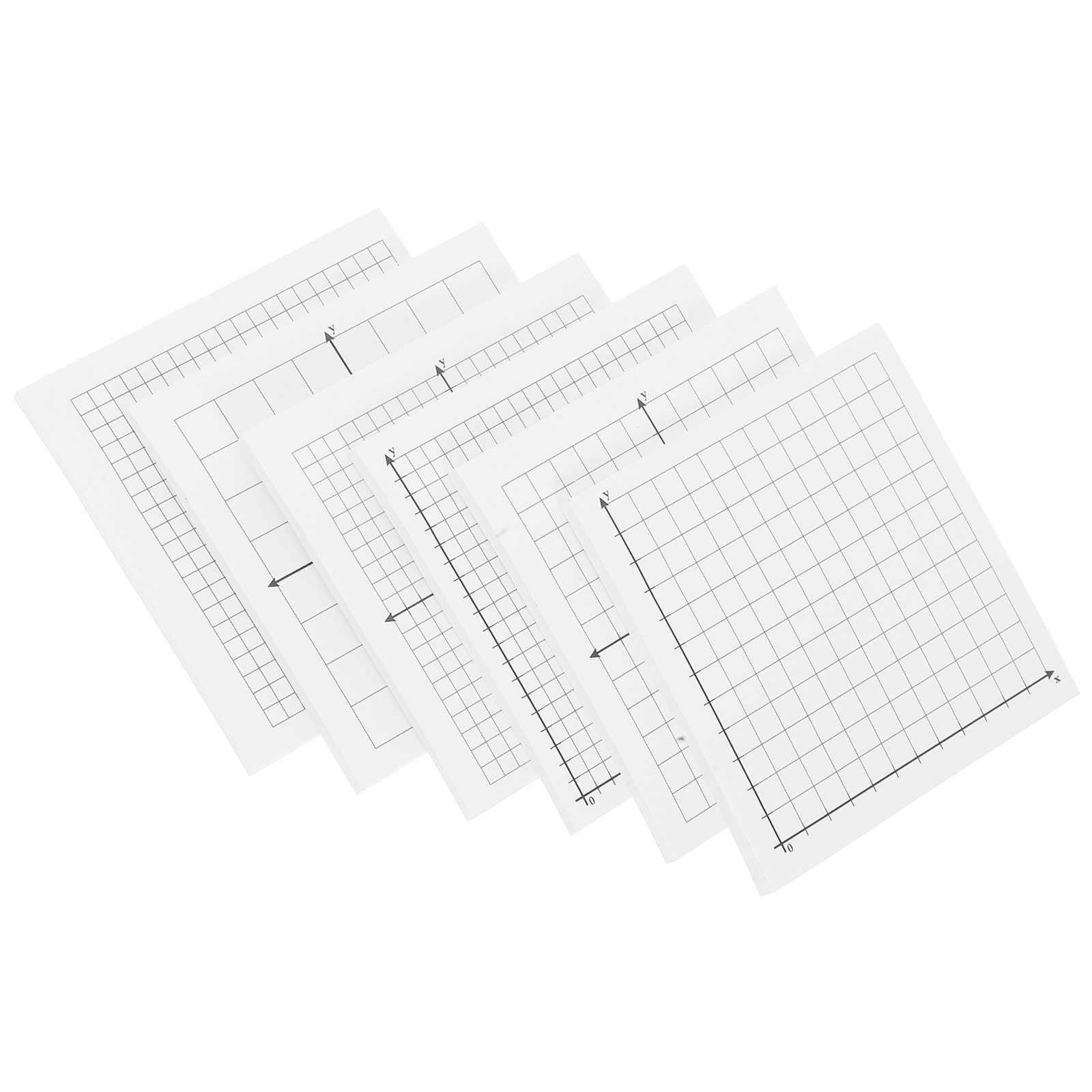 6 шт. клейких блокнотов с сетк – обзор и цена Graph Paper Pad
